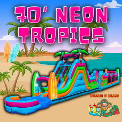 70’ Neon Tropics Obstacle Course
