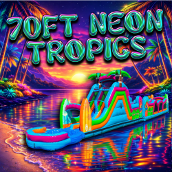 70’ Neon Tropics Obstacle Course