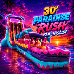 30’ Paradise Rush W/ Slip N Slide